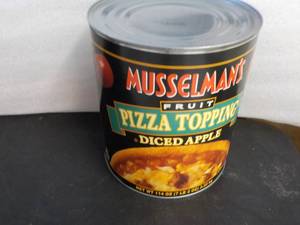 lot 166 image: 7 lb. 2 oz. can Musselmans diced a...