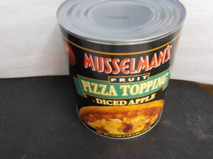 lot 167 image: 7 lb. 2 oz. can Musselmans diced a...