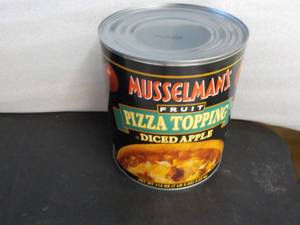 lot 169 image: 7 lb. 2 oz. can Musselmans diced a...
