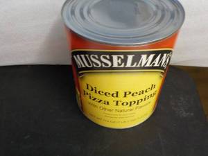 lot 172 image: 7 lb. 2 oz. can Musselmans diced p...