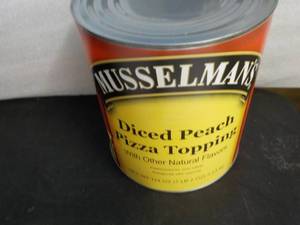lot 174 image: 7 lb. 2 oz. can Musselmans diced f...