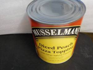lot 175 image: 7 lb. 2 oz. can Musselmans diced p...