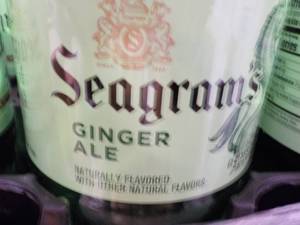 lot 203 image: 8 2-liter bottle Seagrams caffeine...