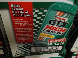lot 210 image: Case of 6 1 qt bottles Castrol GTX ...