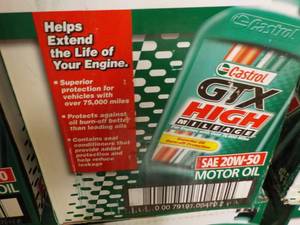 lot 211 image: Case of 6 1 qt bottles Castrol GTX ...