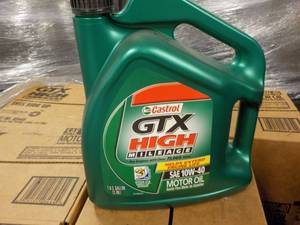 lot 223 image: 1 gallon Castrol GTX High Mileage S...