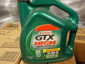lot 224 image: 1 gallon Castrol GTX High Mileage S...