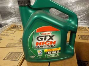 lot 227 image: 1 gallon Castrol GTX High Mileage S...