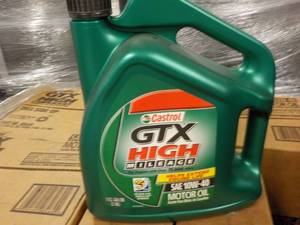 lot 228 image: 1 gallon Castrol GTX High Mileage S...