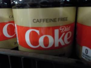 lot 232 image: 3 cases Diet Coke caffeine free, 24...