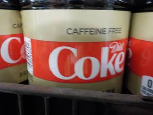 lot 235 image: 3 cases Diet Coke caffeine free, 24...
