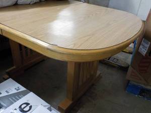 lot 239 image: dining table with 1 leaf...