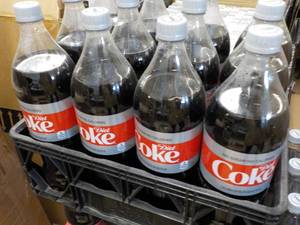 lot 254 image: Case of 12 1.25 liter bottles Diet ...