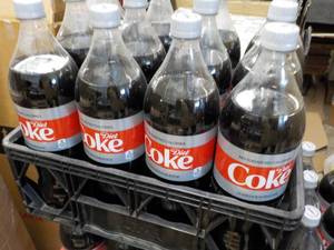 lot 255 image: Case of 12 1.25 liter bottles Diet ...