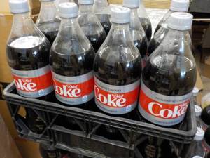 lot 257 image: Case of 12 1.25 liter bottles Diet ...