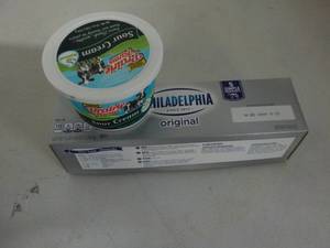 lot 273 image: 1 3 lb. box Philadelphia cream chee...