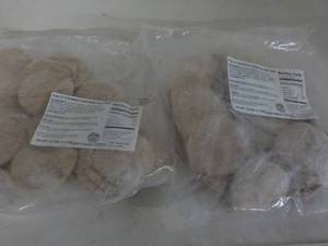 lot 280 image: 2 2.5 lb. bags frozen fully cooked ...