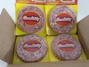 lot 283 image: 12 6 oz packages frozen Gwaltney co...
