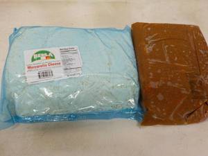 lot 298 image: 1 5 lb. frozen bag mozzarella chees...