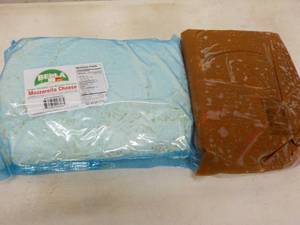 lot 300 image: 1 5 lb. frozen bag mozzarella chees...