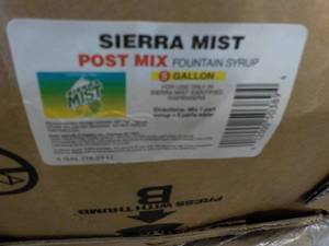 lot 303 image: 3 5 gallon Sierra Mist Post Mix fou...