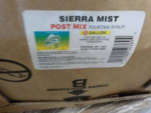 lot 304 image: 3 5 gallon Sierra Mist Post Mix fou...