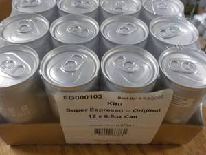 lot 313 image: 12 pack 6.5 oz cans Kitu Super Espr...