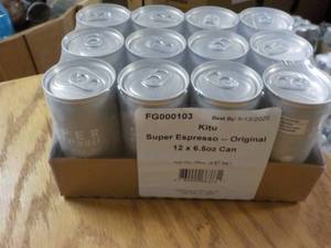 lot 315 image: 12 pack 6.5 oz cans Kitu Super Espr...