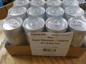 lot 316 image: 12 pack 6.5 oz cans Kitu Super Espr...