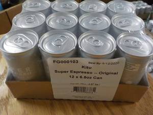 lot 317 image: 12 pack 6.5 oz cans Kitu Super Espr...