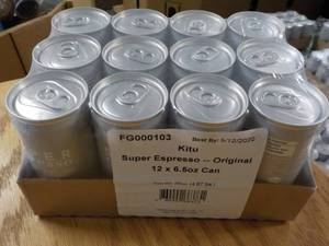 lot 318 image: 12 pack 6.5 oz cans Kitu Super Espr...