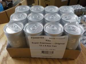 lot 319 image: 12 pack 6.5 oz cans Kitu Super Espr...