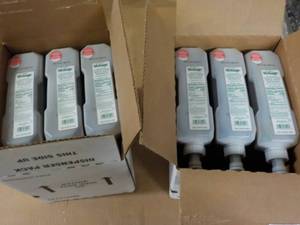 lot 321 image: 2 boxes 3 jugs each 3.5 liter conce...