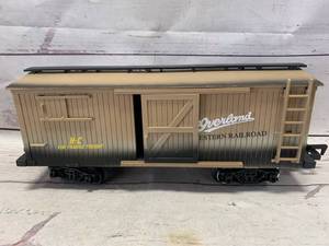 lot 2 image: VG 1986 New Bright Overland Boxcar G Scale