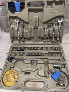 lot 33 image: Wrench, Hex Key, Socket Tool Set