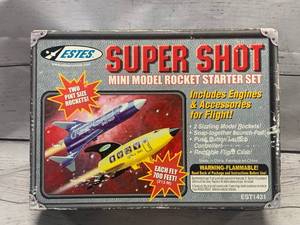 lot 44 image: Estes Super Shot Mini Model Rocket Kit Vintage