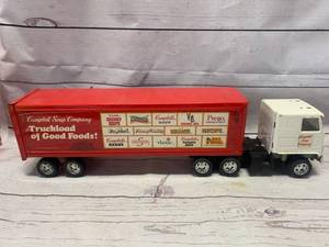 lot 81 image: Ertl Campbells Soup Company Pressed Steel Truck 1980s 18 34