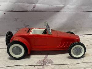lot 108 image: 1960s Red Nylint Jelopy Hod Rod 9 Long