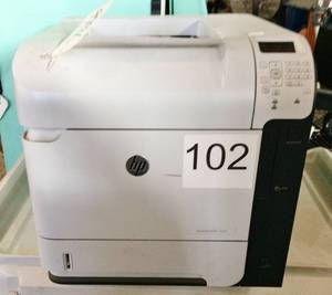 lot 4 image: WOW MSRP $2000 HP LaserJet Enterprise 600 M603 Monochrome Ultra Fast Network & More Printer 62 ppm - Good Working Condition - Printed & Tested Page