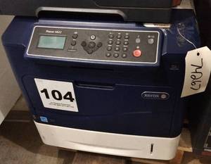lot 7 image: MSRP $1200&nbspXerox Phaser 4622dn Monochrome Laser Duplex Network Printer 65ppm 256MB Memory 1200 x 1200 DPI Exceptional Sharpness & Clarity Good Working Condition - Printed Test Page