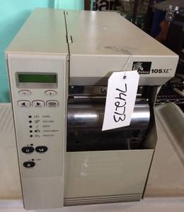 lot 2 image: MSRP $1500 ZEBRA 105SL DIRECT THERMAL TRANSFER PRINTER 10500-2001-0070 W ETHERNET NETWORK - Excellent Working Condition