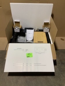 lot 27 image: GLACIER BAY All-in-One Drop-In Stainless Steel 33 in. 4-Hole 5050 Double Bowl Kitchen Workstation Sink with Accessories NOT USED SEE PICS