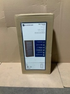 lot 28 image: GLACIER BAY Delridge 13 in. W x 30 in. H x 6 in. D Bathroom Storage Wall Cabinet in Flagstone NOT USED SEE PICS