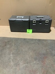 lot 37 image: 2 RYOBI 18 IN. 38CC 2-CYCLE GAS CHAINSAWS WITH HEAVY DUTY CASE SEE PICS