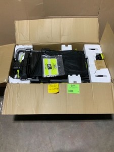 lot 47 image: RYOBI 20 in. 40-Volt 6.0 Ah Lithium-Ion Battery Brushless Cordless Walk Behind Self-Propelled Lawn Mower with Charger Included NOT USED SEE PICS