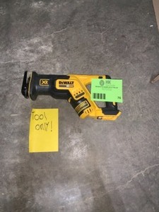 lot 70 image: DEWALT 20-VOLT MAX LITHIUM-ION CORDLESS BRUSHLESS COMPACT RECIPROCATING SAW (TOOL-ONLY) TESTED SEE PICS