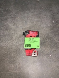 lot 72 image: MILWAUKEE M18 FUEL SURGE 18-VOLT LITHIUM ION CORDLESS 14 IN. HEX IMPACT DRIVER (TOOL-ONLY) TESTED SEE PICS