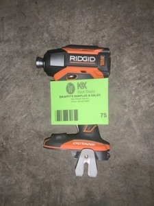 lot 75 image: RIDGID 18-VOLT OCTANE BRUSHLESS CORDLESS 6-MODE 14 IN. IMPACT DRIVER (TOOL-ONLY) TESTED SEE PICS
