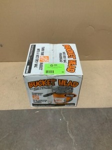 lot 80 image: BUCKETHEAD 5 GAL. 1.75-PEAK HP WETDRY SHOP VACUUM POWERHEAD WITH FILTER BAG AND HOSE (COMPATIBLE WITH ANY 5 GAL. HOMER BUCKET) SEE PICS