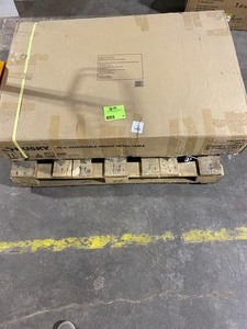 lot 88 image: HUSKY 46 IN. ADJUSTABLE HEIGHT WORK TABLE OPEN BOX NOT USED SEE PICS